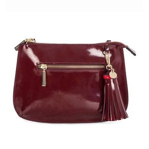 Celine Dion Brio Crossbody Bag Merlot NWT